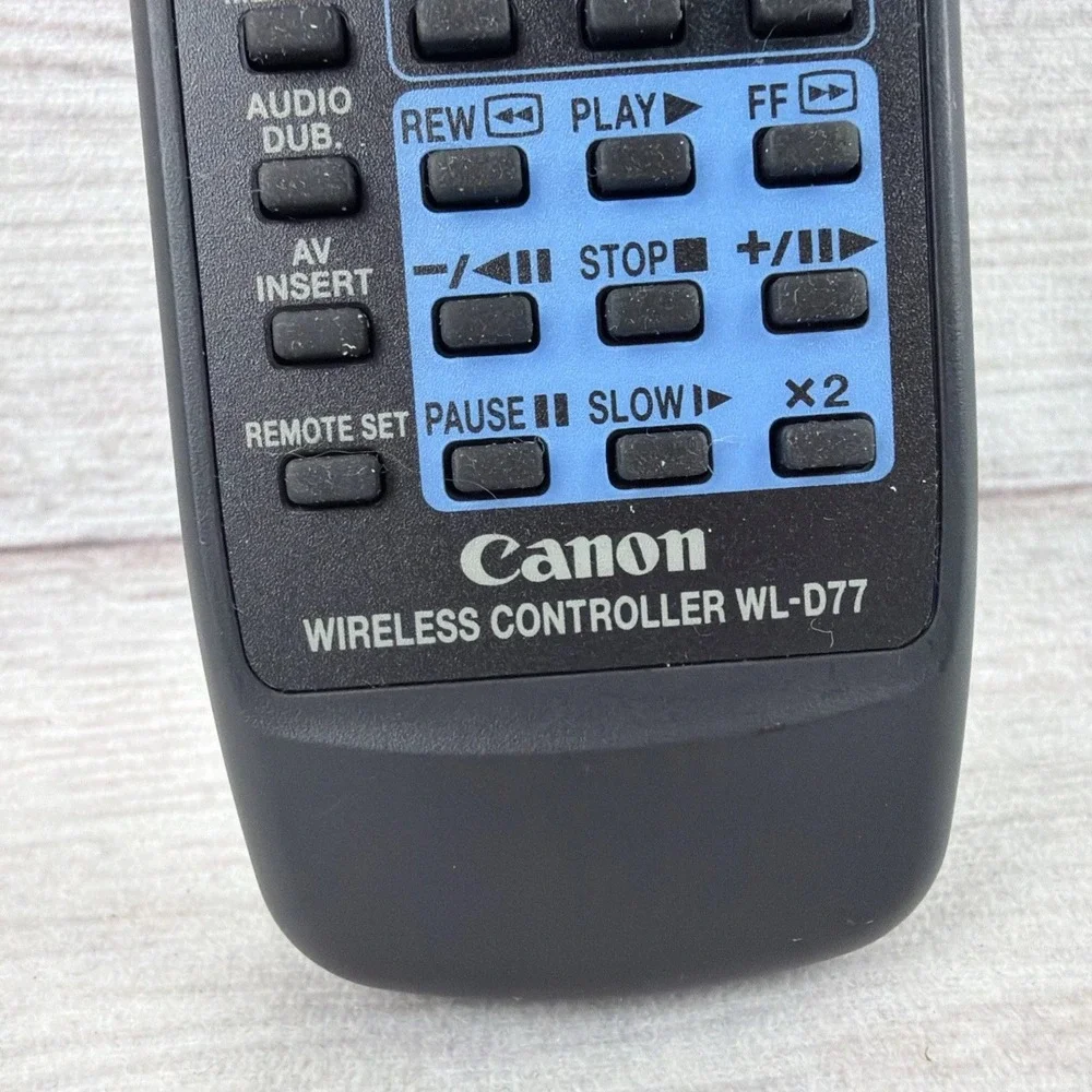 Canon WL-D77 Wireless Controller Remote for Camcorder Black WL-D77